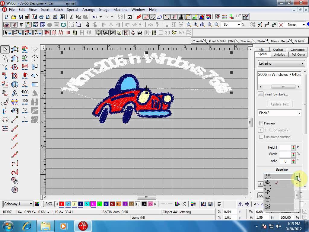 Wilcom Es 65 Designer Embroidery software, free download